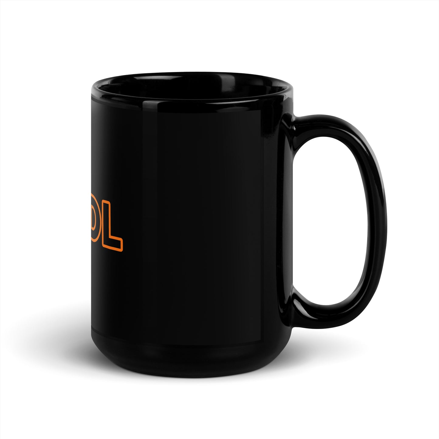 HODL Black Glossy Mug | HODL Black Glossy Mug | Sleek Coffee Mug