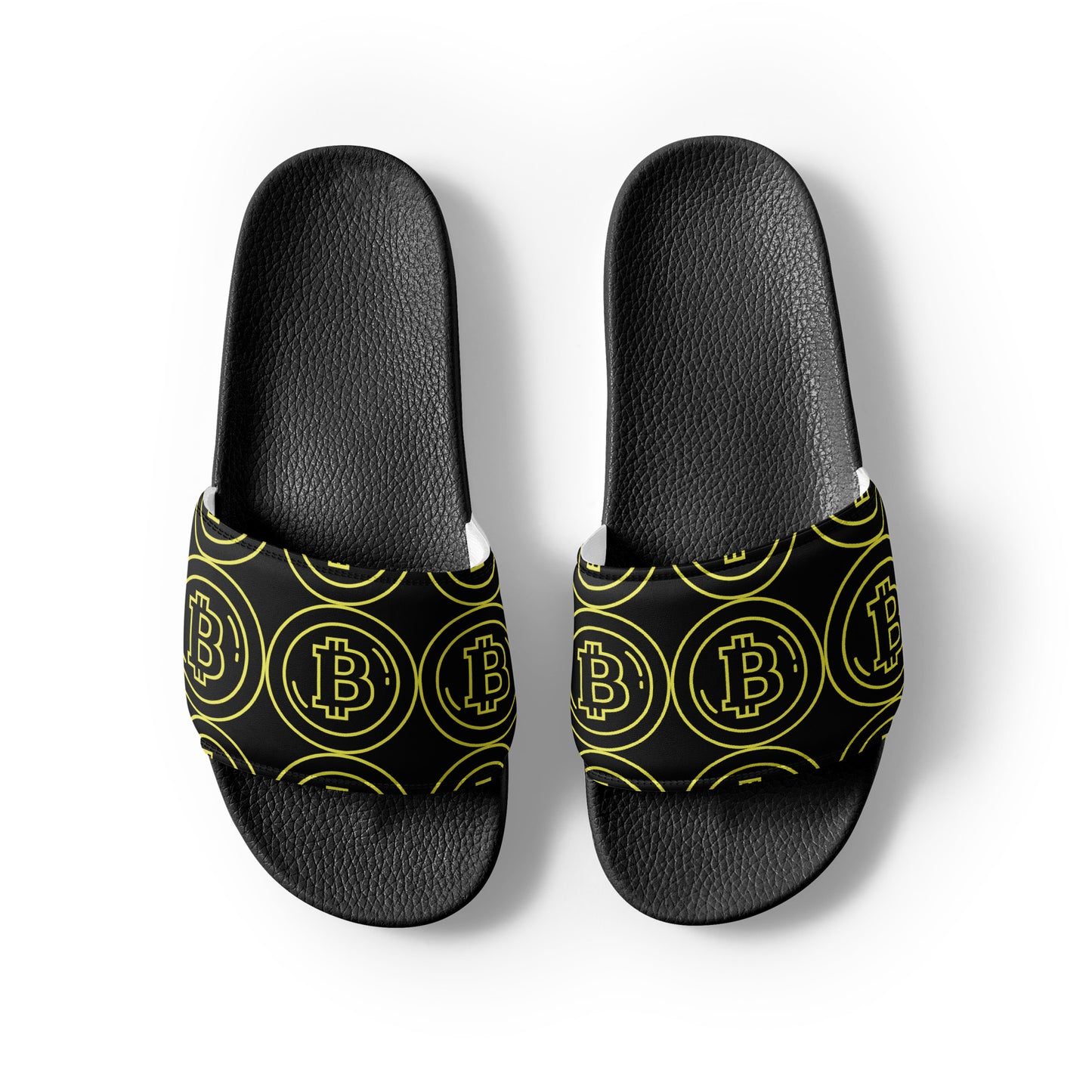 Comfortable Bitcoin Slides for Casual Wear & Crypto Fans | BTC Men’s slides