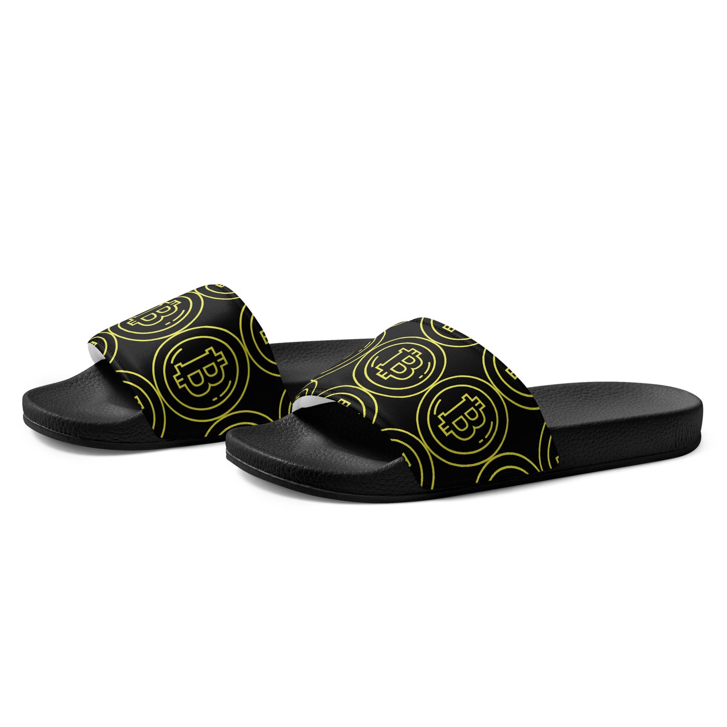 Comfortable Bitcoin Slides for Casual Wear & Crypto Fans | BTC Men’s slides