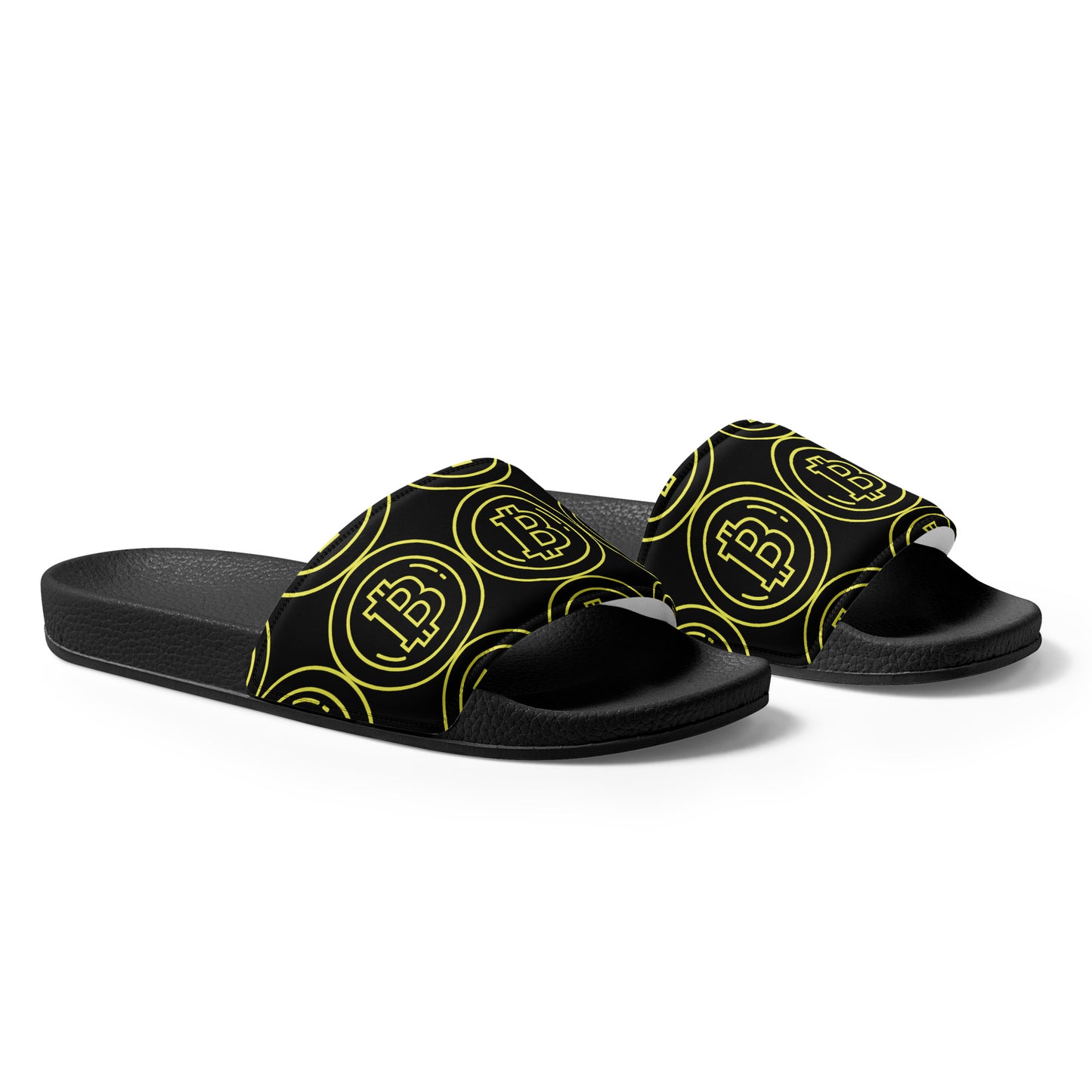 Comfortable Bitcoin Slides for Casual Wear & Crypto Fans | BTC Men’s slides